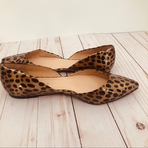 Talbots women’s leopard flats with pointy toe 7.5B - Picture 6 of 11